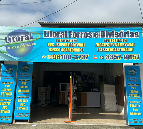 Venda e Instalação de Forros em Guarujá | Litoral Forros e Divisórias